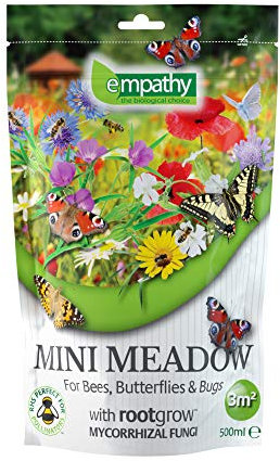 Plantworks Ltd MMRG01 Empathy Mini Meadow Easy Sow Wild Flower Seed 3m², Multi