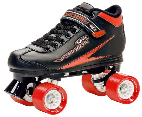 Roller Derby Men's Viper M4 Speed Quad Skate Roller Skates Multi-Coloured black/red Size:39 (US 5)