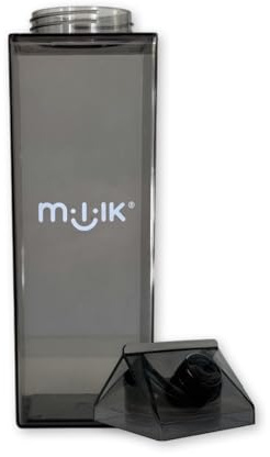 Mililk® Kanne | 1 Liter | BPA frei | transparent und getönt | Karaffe | Wasserflasche | Milchkarton für Saft, Getränke | Wasser Krug | spülmaschinenfest