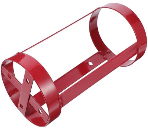 WOONEKY Soporte Durabilidad para Extintor Incendios Acero Alta de Rojo Compatible Mayoría y Modelos, Adecuado para Oficina Barco