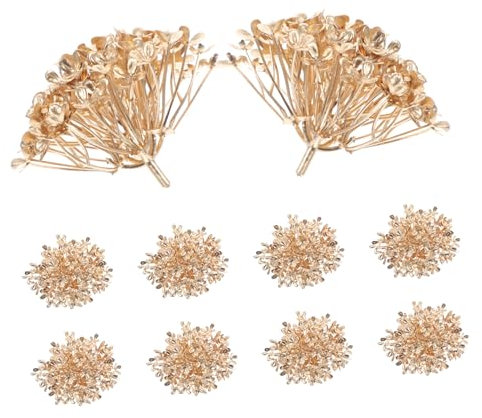 ABOOFAN 10pcs Wooden Hydrangea Head Faux Flowers Hydrangea Flower Heads for Wedding Ornament Ornament Diy Material Wedding Decor for Romantic Photo Prop and Living Decoration