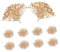 ABOOFAN 10pcs Wooden Hydrangea Head Faux Flowers Hydrangea Flower Heads for Wedding Ornament Ornament Diy Material Wedding Decor for Romantic Photo Prop and Living Decoration