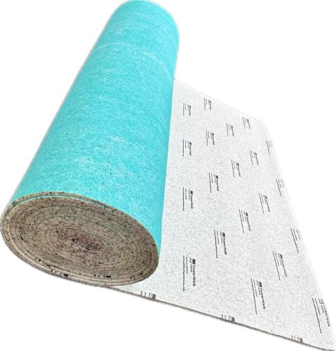 PowerWalk 9mm PU Foam Carpet Underlay | 15m² Roll | High-Density Soft Padding | Heat & Sound Insulation | Durable & Stain-Resistant | Eco-Friendly | Ideal for Bedrooms, Living Rooms & Hallways