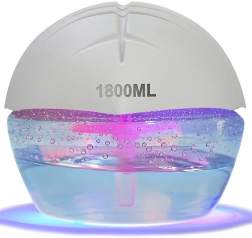 ap airpleasure Water-Based Air Purifier, Variable Speed Air Washer Aroma Diffuser with 7 Color 6 LED Night Light, Aroma Fresher Small Air Cleaner Revitalizer & Air Freshener for Home, Office, Pet
