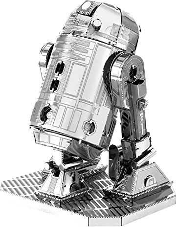 Metal Earth Star Wars R2-D2 Model kit | no Glue Required | Build Level: Moderate | Great Gift for sci-fi Fan Age 14+ | DIY Craft 3D Puzzle Collectible Figurine