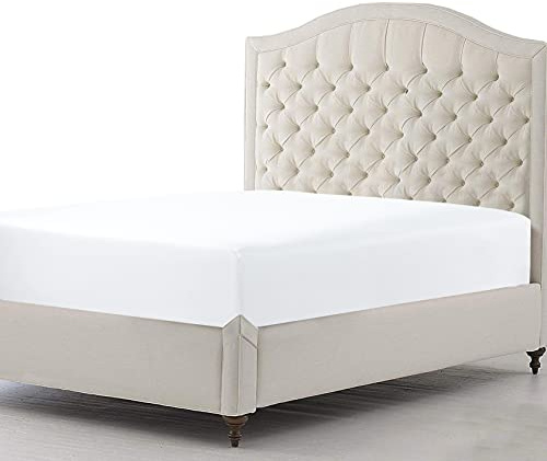 Sapphire collection 300 Thread Count 100% Egyptian Cotton Fitted Sheets (Super King, White)