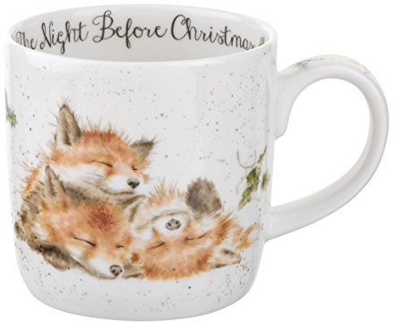 Wrendale by Royal Worcester Mug The Night Before Christmas, Multi-Colour