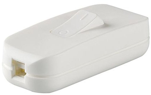 Legrand Interrupteur pour Lampe 250 V, Blanc, 040192E