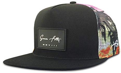 Grace Folly Trucker Hat for Men & Women. Snapback Mesh Caps (US, Alpha, One Size, One Size, Sunset Beach)