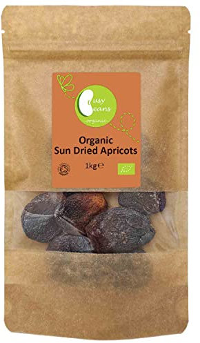 Organic Sun Dried Apricots - Certified Organic - by Busy Beans Organic (1kg)