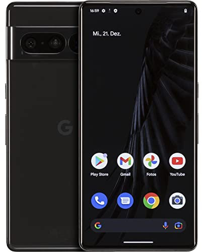 Google Pixel 7 Pro – Entsperrtes Android-Smartphone mit Tele- und Weitwinkelobjektiv – 256GB - Obsidian (Generalüberholt)