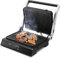 COSTWAY Sandwichmaker 3 in 1, 1800W Kontaktgrill, Waffeleisen, 2 abnehmbare Antihaftplatten, Unabhängige&Exakte Temperatureinstellung, 90℃-230℃, Reinigungsfreundliches Zubehör, Edelstahl, Alu, Teflon