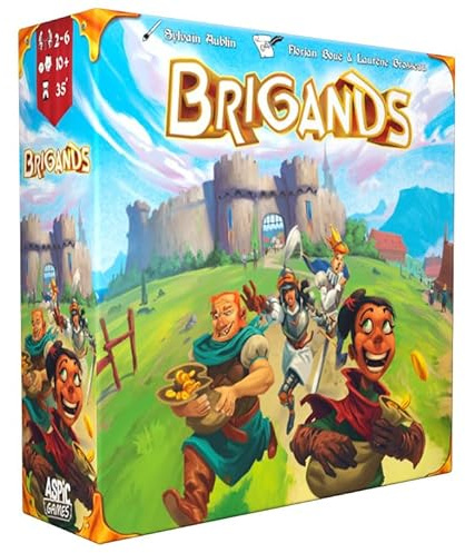 Brigands - Jeu de Société Stratégique, 2-6 Joueurs, 10+ Ans, 35 Minutes, Fourberie et déduction