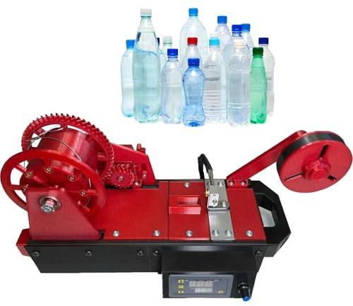Extrusoras para Impresora 3D, máquina Escritorio fabricar filamentos, Temperatura y Velocidad Ajustables, recicladora de Botellas Pet recicladas para Aficionados al Bricolaje y Estudios.(Red)