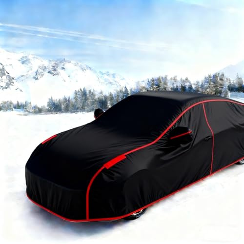 Funda Coche Exterior para Alfa Romeo Giulia Veloce 2016-2023,Funda Protectora para Coche contra el Granizo en Invierno，Resistente,Impermeable,Apta para Todo Tipo de Clima.