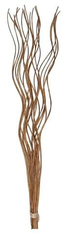 Homestreet Brindilles de saule torsadées 85cm (34) – 20 branches naturelles décoratives pour vase et décoration de la maison – Affichage en hauteur pour table et sol – Plusieurs couleurs disponibles