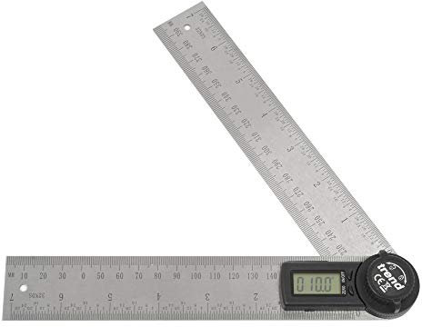 Trend Regla de ángulo digital: rango de ángulo de 360 grados para medir y marcar biseles, ingletes y pendientes, DAR/200