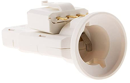 Douille avec Fiche DCL 6A 250V E27 - Blanc - Zenitech