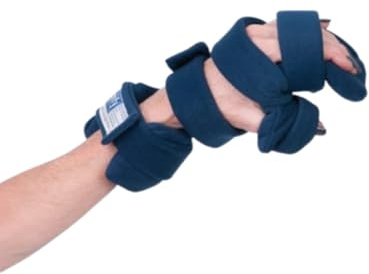 Comfy Splints Progressive Rest Hand W/Five Straps (Finger Separator Included) - Adult, Left - 1 Each/Each - 24-3315