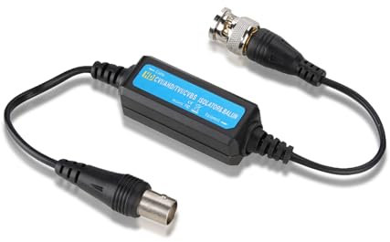 Sonew HD-TVI/CVI/AHD/CVBS Ground loop isolator di messa a terra del video Balun coassiale BNC maschio a femmina per telecamera