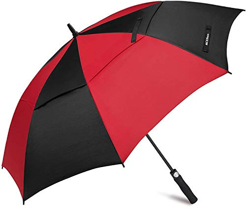 ACEIken Golf Regenschirm Groß 68 Zoll Automatisch Öffnen Golf Regenschirm Extra Groß Oversize Doppel Baldachin Belüfteter Regenschirm Winddicht Wasserdicht für Männer und Frauen