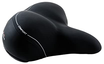 P & P pro cycling Unisex – vuxen P&P Comfort 630 racercykelsadel, svart, 265 x 260 mm
