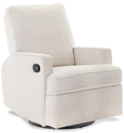 Obaby Madison Swivel Glider Recliner Chair, 360-Degree Swivel, Gliding Motion, Plush Seating