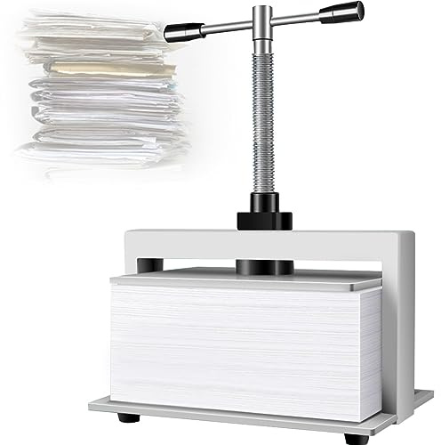 TAHALI Machine de Presse à Reliure A4 A3, Presse à Reliure Manuelle, Machine à aplatir Le Papier, Machine à aplatir l'acier, Presse à Papier,A4