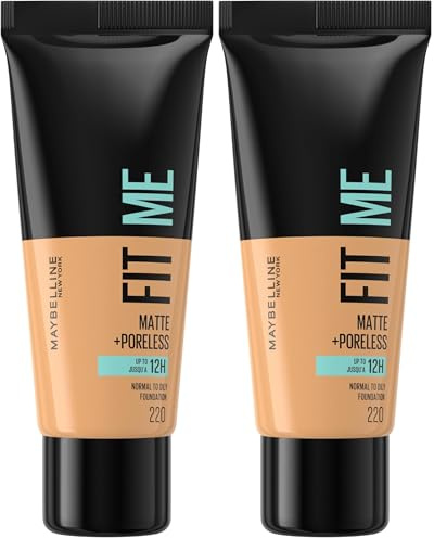 MAYBELLINE Base de Maquillaje, Tono Normal, 30 ml (Paquete de 2)