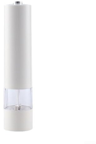 Juego de molinillo de especias eléctrico de funcionamiento automático con ajustes ajustables para un condimento perfecto (blanco)