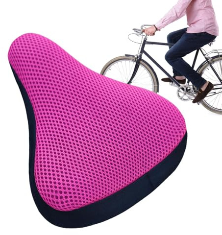 Cubierta de silla de silla de bicicleta elástica - Aislamiento de sillín de bicicleta Accesorios de ciclismo transpirable Equipo | Ergonómico, sin copa de silla de montar, transpirable, para bicicleta