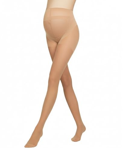 Gatta Body Protect Collant premaman, elastici, contenitivi, senza pressione, molto comodi, sicuri, per tutte le stagioni (Daino, M, 20 DEN)