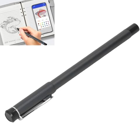 Sxhlseller SmartNote Digitales Notizbuch mit Bluetooth-Stift |OCR-Texterkennung, Echtzeitsynchronisierung, Videowiedergabe, Offline-Speicherung, KI-Zeichnung, Kompatibel mit Android/ (Black)