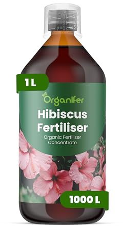 Flytande Gödsel 1L För Hibiskus - NPK 2-1-8 | Frodiga Blad Och Hälsosam Blomning - Organifer