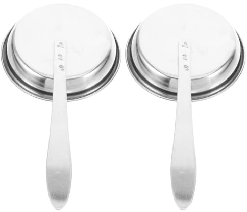 FUNOMOCYA 2 St Rostfritt Stål Ljussläckare med Handtag Stylish och Praktiskt för Säker Brandförebyggning vid Kronljus och Aromljus stil