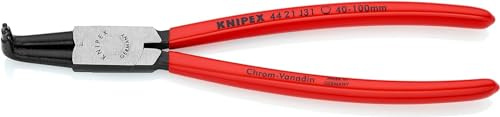 KNIPEX Sicherungsringzange für Innenringe in Bohrungen mit Kunststoff überzogen 215 mm, 44 21 J31