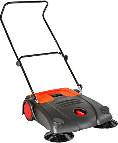 tectake Spazzatrice con Superficie Spazzante di 70 cm, Macchina con Spazzole