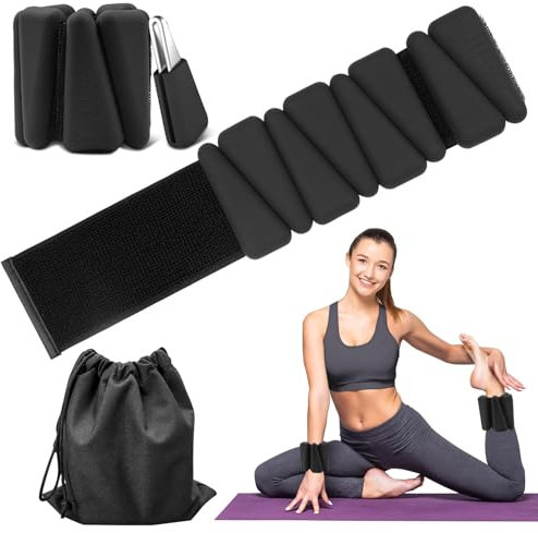 Vailge Gewichtsmanschetten, Gewichte für Beine und Arme, 2er-Set (jeweils 1 lb), Handgelenk- und Knöchelgewichte für Damen und Herren, für Pilates, Yoga, Cardio,Aerobic, Tanz, Walking und Joggen