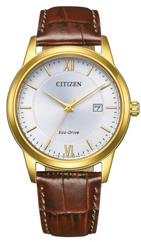 CITIZEN Men's Analog Quarz Uhr mit Leder Armband AW1782-11A