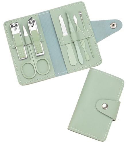 Maniküre Set Nagelknipser Set Kit mit tragbaren Reisekoffer Teiliges Hochwertiges Nagelpflegeset Männer Grooming Kit für Familien Kollegen Freunde