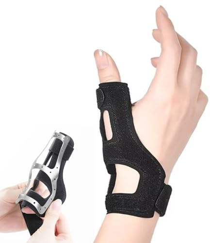 Taiyyi Orthèse du pouce, bandage de l'articulation du pouce, universel pour la main gauche et la main droite, respirant, durable et réglable, convient pour l'arthrite, les tendinites, les blessures