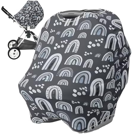 Bilsätesskydd baby – andningsbart amningsskydd – babybilstol baldakinbärare, andningsbar amning för amning