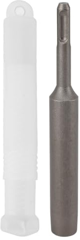Herramienta para hincar varillas de puesta a tierra con mango redondo, broca de alta resistencia para hincar varillas de puesta a tierra de 5/8 pulgadas y 3/4 pulgadas, compatible (15 mm/0,6 pulgadas)