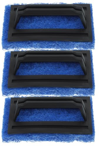 OUNONA Accesorios para Serigrafía 3 Cepillos Removedores de Tinta con Esponja Resistente al Desgaste y Esquinas Redondeadas para Uso en Aplicaciones Textiles