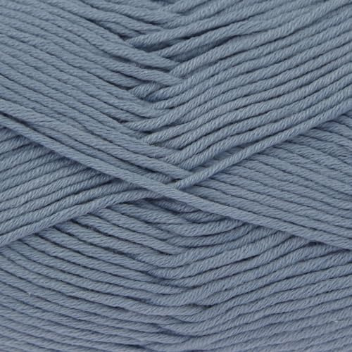 King Cole 30619 Bambu Bomull Denim Garn - 230M, 100g Dubbel Stickad