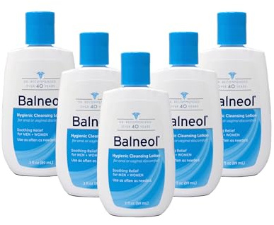 Balneol Hygienic Cleansing Lotion 3 oz (Pack of 5)