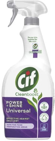 CIF Power & Shine Reiniger Spray Bad & Dusche (750 ml), 6er pack