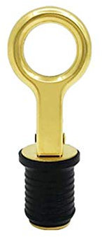 iSpchen Marine-Ablassschraube Gummi Lenzstopfen Verschlussstopfen Schnappverschluss Ablassstopfen Bilgestopfen Messing Ablassschraube Schiffszubehör