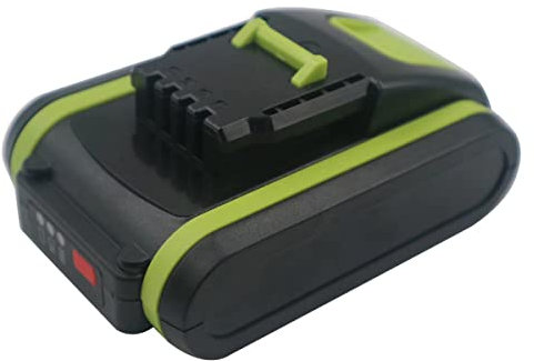 Compatible with Worx 20 Volt Battery Lithium ion 2.5Ah 2500mAh Perfectly Replacement Batteries 20V Cordless Drills Chainsaws Reciprocating Saws Circular Saws Power Tools Battery