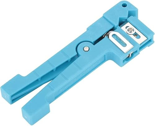 CHB Blue Cable Peg Stripper Adjustable Blade Cutter Fibre Optic Coax Cat5 Cat6 UTP Power CATV Optical Fiber Blade Slitter Wire Jacket Hand Cutting Tool